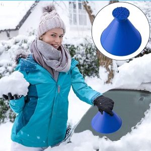 Autó szélvédő jégkaparó + tölcsér | ICYWIZARD