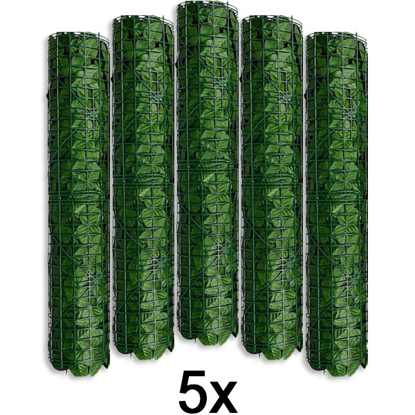 5x Mesterséges levelekkel ellátott magánélet védelmi panel | LEAFPANEL