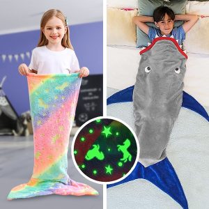 Világító sellő takaró gyerekeknek | MERMAIDREAM
